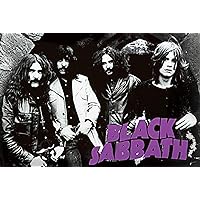Officially Licensed Black Sabbath Music Group 36 x 24 Inch Art Print Poster - Decorative Print - Poster Paper - Ready to Frame