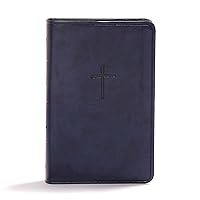 CSB Compact Bible, Value Edition, Navy LeatherTouch, Red Letter, Presentation Page, Full-Color Maps, Easy-to-Read Bible Serif Type CSB Compact Bible, Value Edition, Navy LeatherTouch, Red Letter, Presentation Page, Full-Color Maps, Easy-to-Read Bible Serif Type Imitation Leather