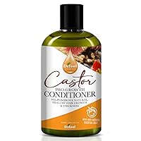 Essentials Pro-Growth Castor Conditioner 12 oz. - Conditioner with Castor Oil, Made with 100% Natural Essential Oil