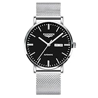 GUANQIN Automatic Sapphire Mechanical Men's Watch Waterproof Leather Watch Male Watch