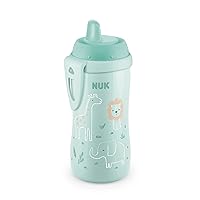 NUK Active Hard Spout Spill Proof Sippy Cup, 10 oz, 1 Pack, 9+ Months – BPA Free, Spill Proof Sippy Cup