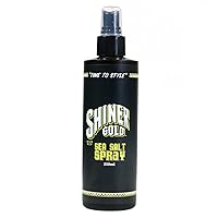 Shiner Gold Sea Salt Hair Styling Spray | Adds Volume & Texture to Hair | Natural Matte Finish, 250ml