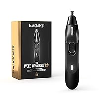 MANSCAPED® Weed Whacker® 2.0 Electric Nose & Ear Hair Trimmer – 7,000 RPM Precision Tool with Rechargeable Battery, Wet/Dry, Easy to Clean, Improved Stainless Steel Replaceable Blade MANSCAPED® Weed Whacker® 2.0 Electric Nose & Ear Hair Trimmer – 7,000 RPM Precision Tool with Rechargeable Battery, Wet/Dry, Easy to Clean, Improved Stainless Steel Replaceable Blade