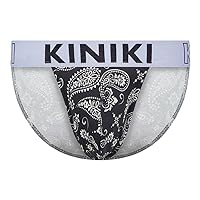Kiniki Men's Cotton Printed Tanga Underwear
