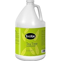 ShiKai - Natural Tea Tree Oil Conditioner, Made with Essential Oils of Peppermint & Tea Tree to Refresh & Stimulate Hair & Scalp, Soap-Free Alternative (1 Gallon)