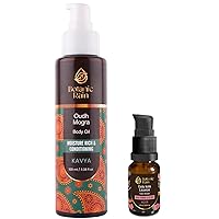 Organic Body Oil With Oudh Mogra And Face Serum Oil With Gotukola Licorice, Natural Ayurveda Products Suitable For All Skin Types, For Women And Men