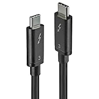 LINDY 0.8m Thunderbolt 3 Cable, Passive