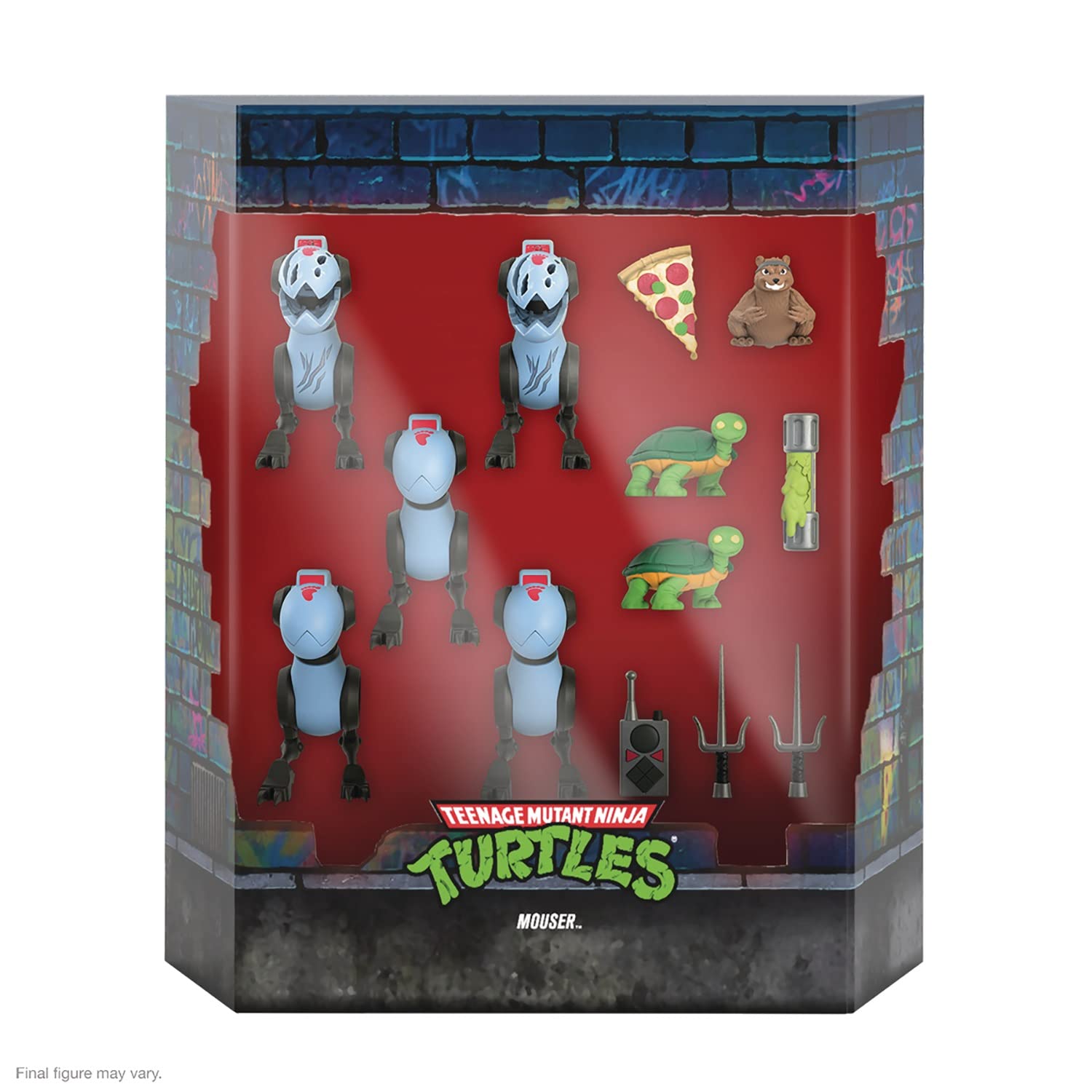 SUPER7 Teenage Mutant Ninja Turtles Mouser Pack - ULTIMATES! 7 in Scale Action Figure