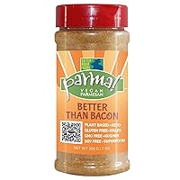 Parma! Plant-Based Parmesan Cheese | Vegan Shredded Parmesan | Cheese Alternative | Lactose Free Seasoning | Grated | Superfood | Keto | Gluten-Free | (Better Than Bacon, 7 ounce)
