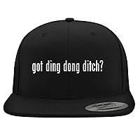got ding Dong Ditch? - Yupoong 6089 Structured Flat Bill Hat | Trendy Baseball Cap for Men and Women | Snapback Closure