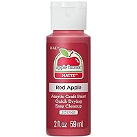 Apple Barrel Acrylic Paint in Assorted Colors (2 Ounce), 20784 Red Apple
