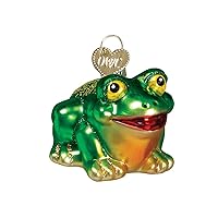 Old World Christmas Hop-Along Frog Glass Blown Ornament for Christmas Tree