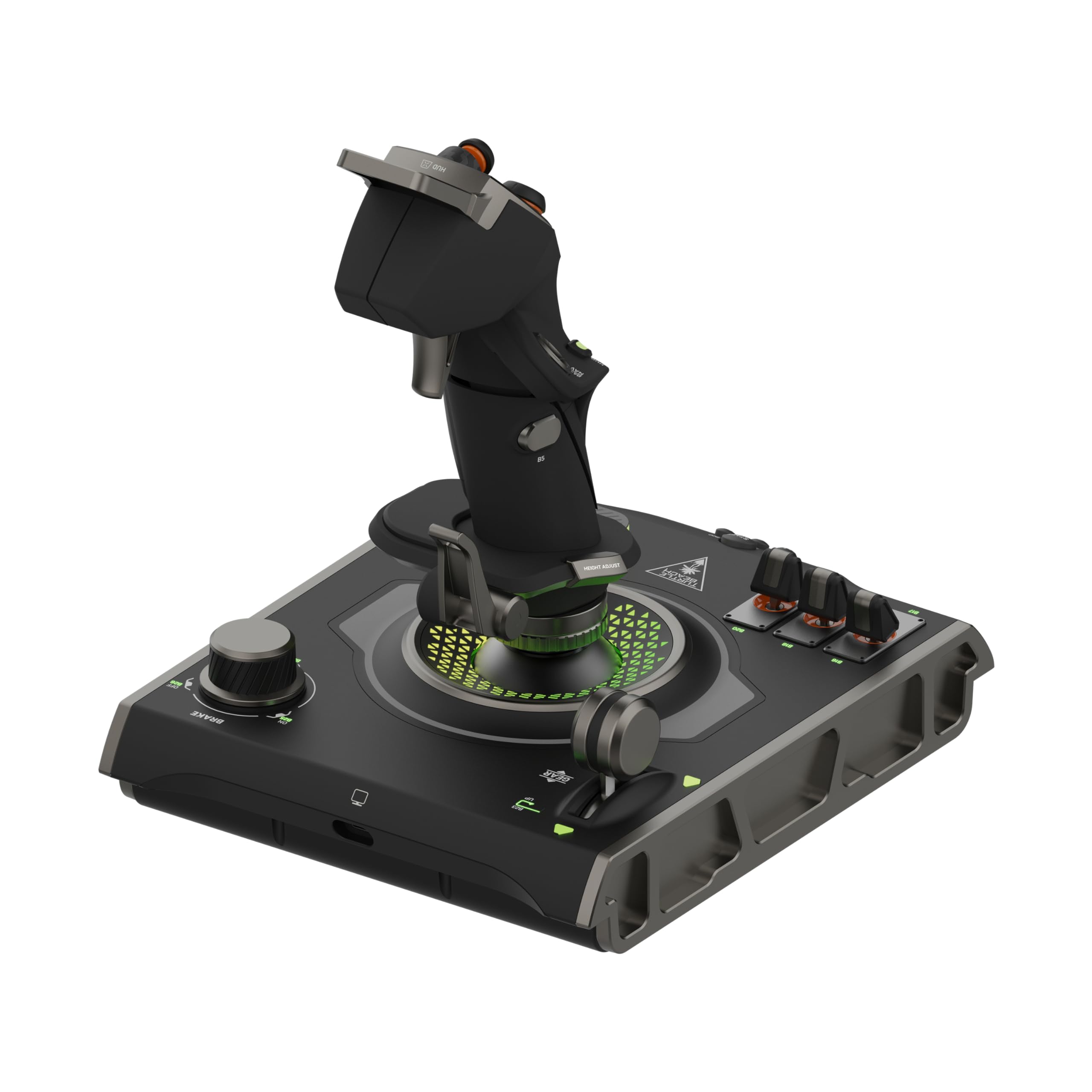 Turtle Beach VelocityOne Flightdeck Universal HOTAS Simulation System Joystick & Throttle for Air & Space Combat Simulation For Windows 10 & 11 PCs – Touch Display & Buttons, 139 Programmable Controls