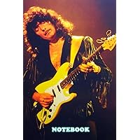 Notebook : Ritchie Blackmore Deep Purple Notebook Journal Blank Ruled Writing Journal for School , Home or Work - Thankgiving Notebook #519