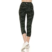 Leggings Depot High Waist Printed Athletic Pants for Women with Pockets for Yoga, Workout, Running, Hiking