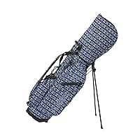 Nordic Stand Golf Bag, Golf Bag with Stand and Single Strap, Nordic Texture Fabric Golf Bag for Men & Women