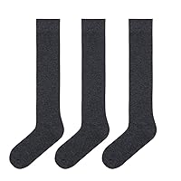 3 Pairs Men's Knee-High Dress Socks