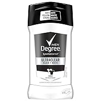 Degree Men Ultra Clear Black + White Antiperspirant and Deodorant (Pack of 2)