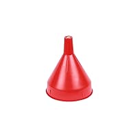 WirthCo 32002 Funnel King Red Safety Funnel with Screen/Strainer Funnel for Oil, Fuel, Gas, and Automotive Large 2 Quart Capacity