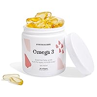Triple Strength Omega 3 Fish Oil, Addressing The Nutritional Needs of Your Eyes, Body, and Mind | Omega Fish Oil for Eyes | Omega 3 Supplements | Pure Omega 3 | 60 Softgels