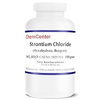 Strontium Chloride , Hexahydrate, Reagent ACS, High Purity, 100 Grams