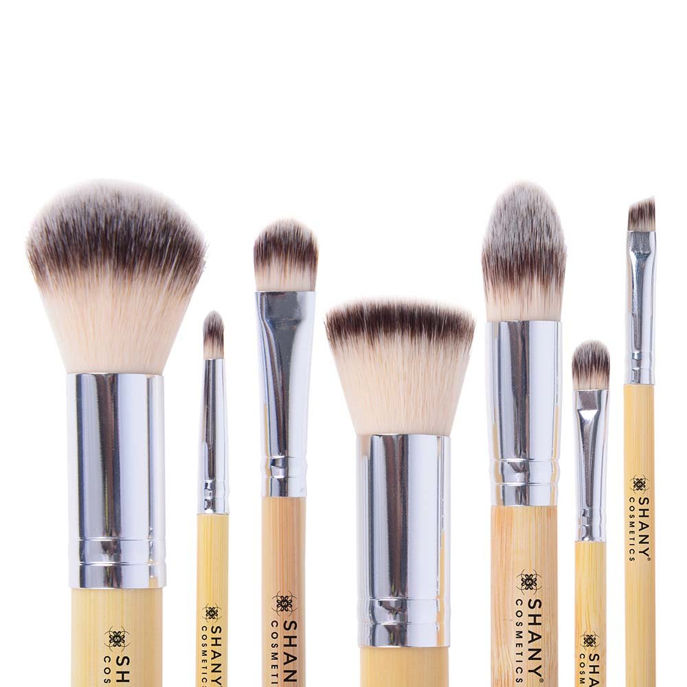 SHANY I love Bamboo - 7pc Petite Pro Bamboo Makeup brush set with Carrying Case