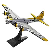 Scale Model Airplane 1/72 for 1 B17 Bomber B-17g Flying Fortress Fighter Model Set Gift for Collectors and Enthusiasts Alloy Metal Model