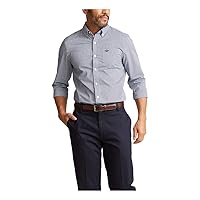 Dockers Men's Classic Fit Long Sleeve Signature Comfort Flex Shirt (Standard and Big & Tall)