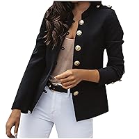 Women Lightweight Blazer Jacket Long Sleeve Notched Lapel Open Front Work Business Casual Blazers Top with Pocket