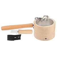 1 Set Hand held moxibustion Box Massaging Tools Cone Holder Wood Tools Moxa Container Chinese acupoint Cupping moxibution Stick Heat Burner Portable mesh net Moxa-Stick Container