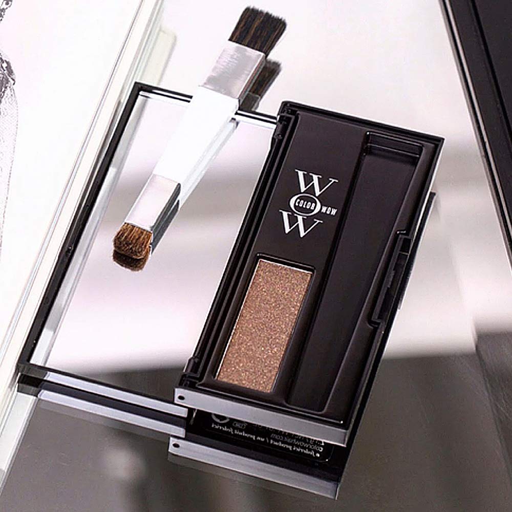 Color Wow Root Cover Up – Instantly cover greys + touch up highlights, create thicker looking hairlines, water resistant, sweat resistant root concealer- No mess multi award winning root touch up