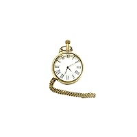 Vintage Pocket Watch with Chain and Wooden Box, 46 mm, Elegant Style Gift for Men & Women, Father, Brother, Son Etc