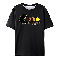 Tshirts Shirts for Men Graphic Vintage Spring/Summer Fashion Casual Short Sleeved Round Neck Couple T Shirt Total
