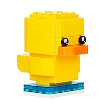 MOOXI-MOC Little Yellow Duck Brick Mini Headz Building Set,Creative Cute Building Blocks Children Kit,Gifts for Kids(94pcs)
