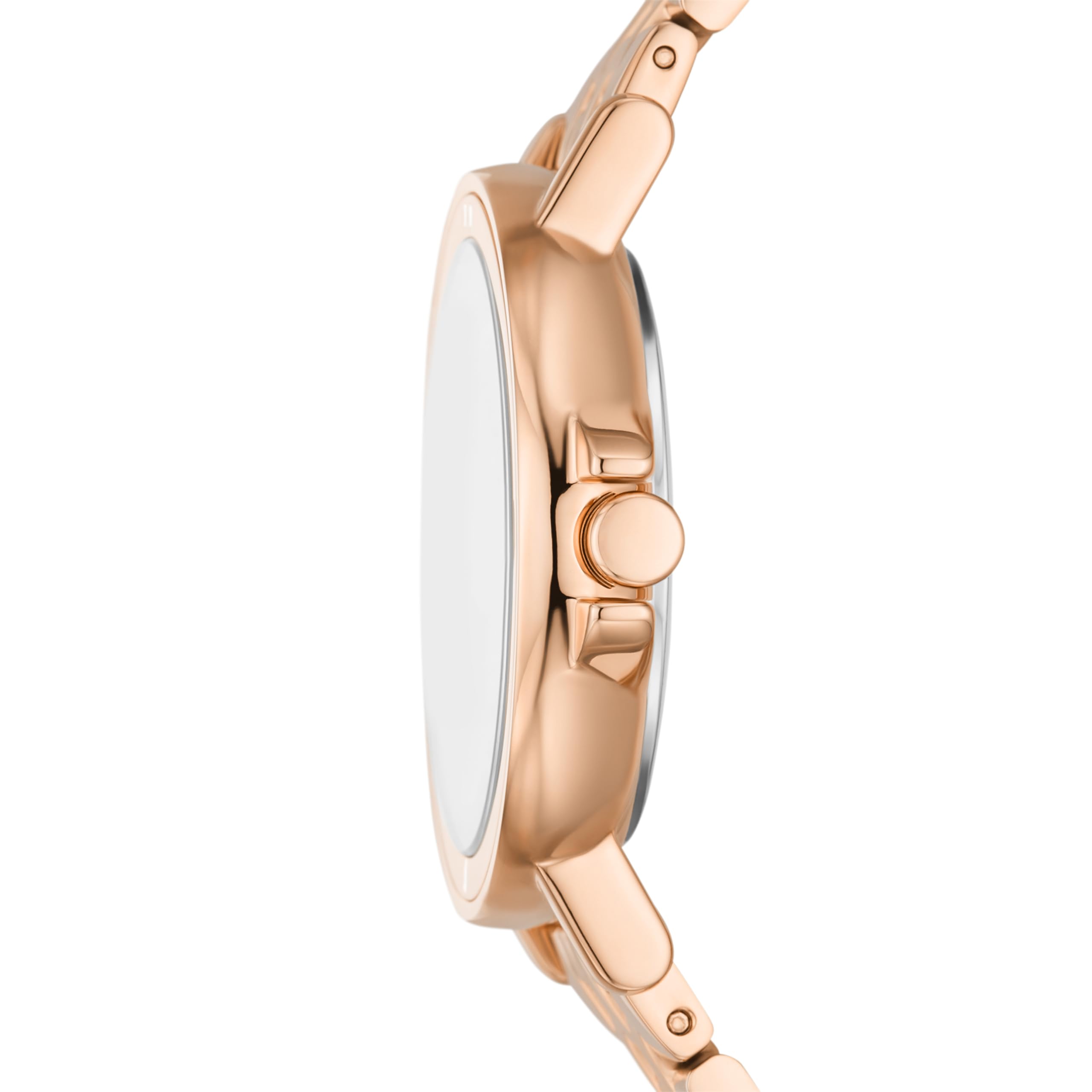 Skagen Women's Signatur Lille Sport Three-Hand Date Rose Gold Stainless Steel Bracelet Watch (Model: SKW3136)