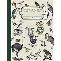 Vintage Composition Notebook: Antique Bird Illustrations, College-Ruled, 120 Cream Pages for Students, Journaling, Gifts Vintage Composition Notebook: Antique Bird Illustrations, College-Ruled, 120 Cream Pages for Students, Journaling, Gifts Paperback