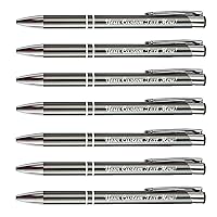 50 Promotional Metal Ballpoint Pen Engraved With Your Logo Company Info or Message