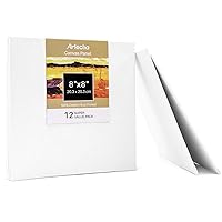 Set of artist canvases for painting. The empty white canvas made