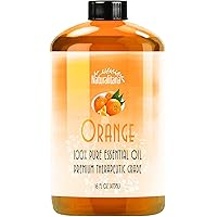 Best Sweet Orange Essential Oil (16oz Bulk) for Aromatherapy, Diffuser, Soap, Bath Bombs, Candles