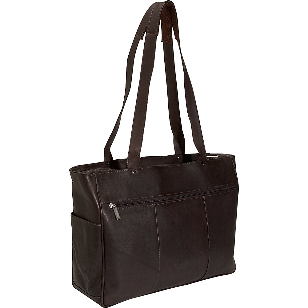 David King & Co. Women's Multi Pocket Briefcase Plus, Tan, One Size