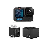 GoPro HERO11 Black + Dual Battery Charger and 2 Additional Enduro Batteries