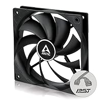 ARCTIC F12 PWM PST - 120 mm PWM PST Case Fan with PWM Sharing Technology (PST), Quiet Motor, Computer, Fan Speed: 230-1350 RPM - Black
