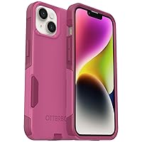 OtterBox iPhone 14 & iPhone 13 Commuter Series Case - INTO THE FUCSHIA (Pink), slim & tough, pocket-friendly, with port protection