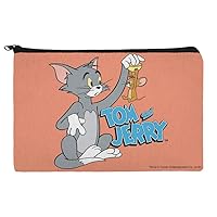 GRAPHICS & MORE Tom and Jerry Best Friends Makeup Cosmetic Bag Organizer Pouch