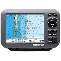 Sitex Marine Electronics SVS-880CE Svs-880ce 8 Chartplotter W/External GPS Antenna & Navionics+ Card