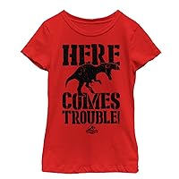 Fifth Sun Girl's Dino Trouble T-Shirt