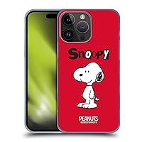 Head Case Designs Officially Licensed Peanuts Snoopy Characters Hard Back Case Compatible with Apple iPhone 15 Pro Max