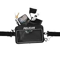 Pelican Marine Waterproof Sling Bag 2L - Crossbody Bag for Women/Men w/Detachable Adjustable Strap and Touchscreen Compatible Phone Compartment - Travel Essentials for Camping, Beach, Cruise, Hiking