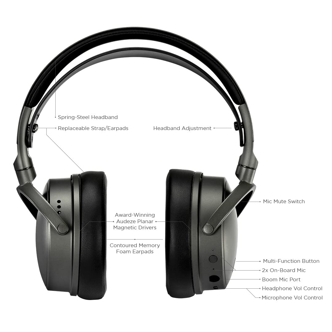 Audeze Maxwell Wireless Gaming Headset for Xbox, PS, Mac, & PC