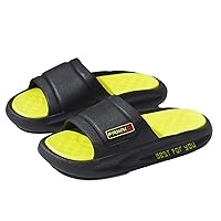 Cloud Slides for Men Pillow Slippers Non-Slip Bathroom Shower Sandals Soft Thick Sole Indoor and Outdoor Slides
